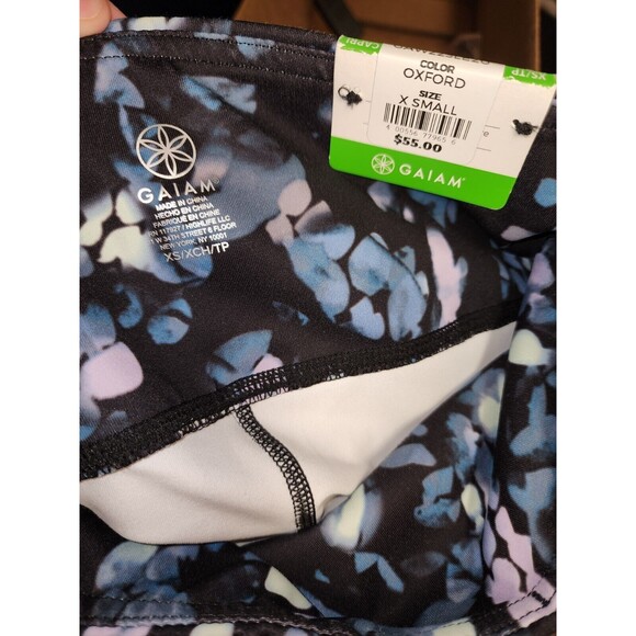 GAIAM Women’s Compression Tie Dye Low Rise Yoga Gym Leggings sz XS - Picture 7 of 9